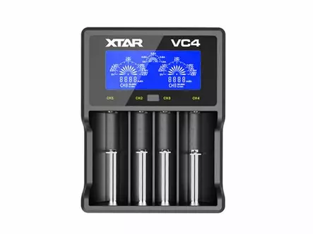 Xtar VC4 Li-ion battery charger - Chargers for 18650 batteries - 8020107914 - 2