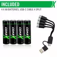 COAST ZITHION-X AA RECHARGEABLE BATTERIES (4PCS) - Rechargeable batteries - 8020108374 - 3