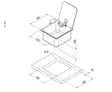 Washbasin stainless steel with glass cover, 350x320x150mm - Sinks - 8020110244 - 2