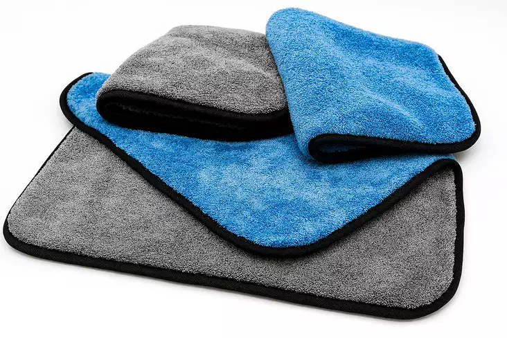 Double Color Microfiber Plush Towel 60x40cm WSH 1600GSM - Car care accessories - 8020111904 - 1