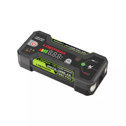 Jump Starter – Lokithor J1350 PRO – 1350A, 12V, LiFePO4 - Battery boosters - 8020120505 - 1
