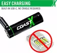 COAST ZITHION-X AAA Rechargeable Batteries (4pcs) - Rechargeable batteries - 8020108375 - 4