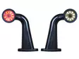 LED side marker, rubber frame,WAS, 90° angle - LED side markers with rubber arm - 4040111055 - 1