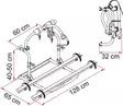 Bicycle Rack Carry-Bike CL- for 2 bikes, motorhomes - Sale - 8020112365 - 2