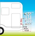 Bicycle Rack Carry-Bike CL- for 2 bikes, motorhomes - Sale - 8020112365 - 3