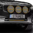 Strands Siberia SRC 22" KIT + 3x Siberia NR 9" KIT VOLVO V90CC 2018- - Volvo auxiliary lights - 8020106925 - 4