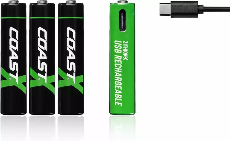 COAST ZITHION-X AAA Rechargeable Batteries (4pcs) - Rechargeable batteries - 8020108375 - 1