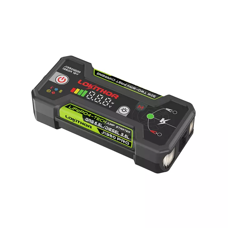 Jump Starter – Lokithor J1350 PRO – 1350A, 12V, LiFePO4 - Battery boosters - 8020120505 - 1