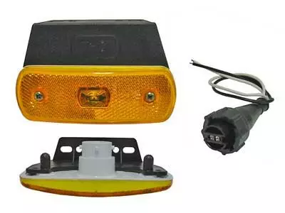 LED side marker 1LED, with bracket and wires - LED side marker lights - 4040110905 - 1