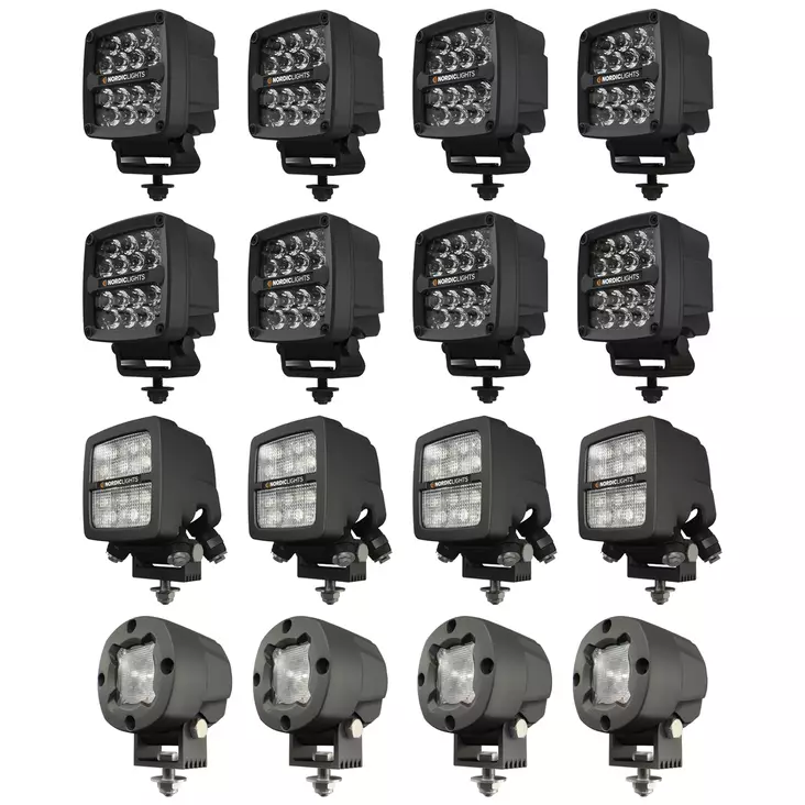 Nordic Lights Work Light Kit, Bulldozer - LED Work lights - 8020107995 - 1