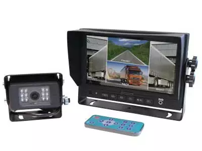 Reversing camera kit with 7" display and camera, S-Vision - Rear view camera sets - 6010010005 - 1
