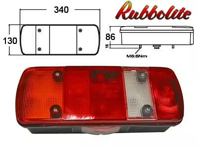 Tail light, multi function, MAN, MB, VW - Other tail lights - 3009000005 - 4