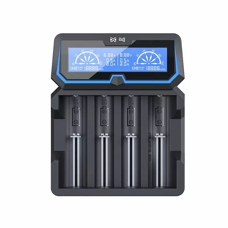 Xtar X4 - Versatile 4-Channel Charger and Power Bank in One - Chargers for 18650 batteries - 8020111715 - 1