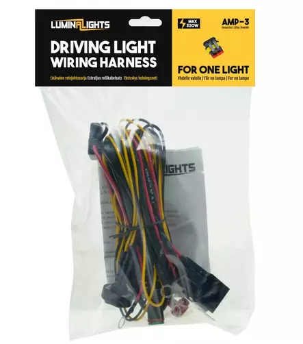 Wiring harness for one light, AMP-3 - Relay wire kits - 8020101666 - 2