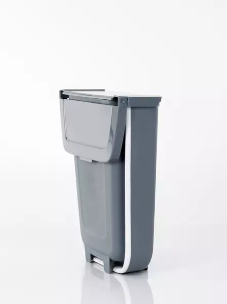 Garbage can foldable hanging with lid, 8 liters - Kitchen accessories - 8020112186 - 2