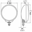 Hella Comet FF500 Auxiliary light set - Halogen Auxiliary lights - 3030210016 - 2