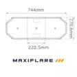 Maxiflare 740 LED Warning Light Bar - LED warning light bars - 4080220476 - 5