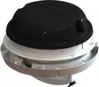 MAXXFAN Dome Plus Roof fan incl. LED lighting, Black - Sunroofs - 8020112586 - 2