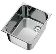 Washbasin stainless steel, 352x322x150mm - Sinks - 8020110246 - 1