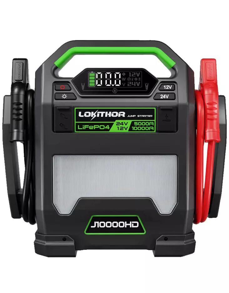 Jump Starter – Lokithor J10000HD – 10000A@12V / 5000A@24V, 12V/24V, LiFePO4 - Battery boosters - 8020120516 - 1