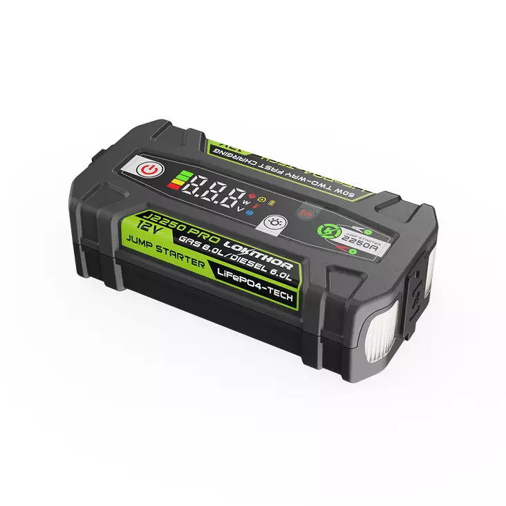 Jump Starter – Lokithor J2250 PRO – 2250A, 12V, LiFePO4 - Battery boosters - 8020120506 - 1