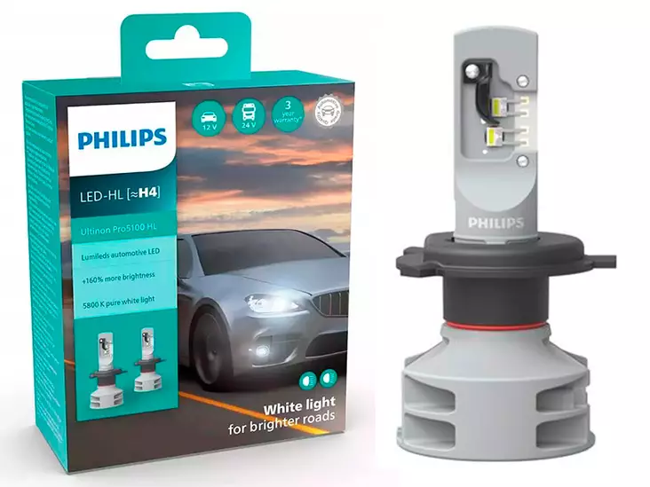 LED Conversion kit Philips H4 Ultinon Pro5100 HL - LED conversion kits - 8020108316 - 1