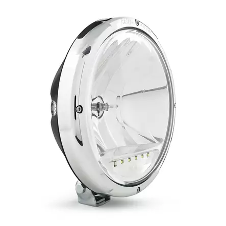 Hella 3003 Auxiliary light with LED parking light, Chrome design ring - Halogen Auxiliary lights - 3030210007 - 1