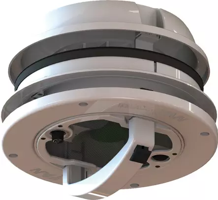 MAXXFAN Dome Plus Roof fan incl. LED lighting, white - Sunroofs - 8020112517 - 1