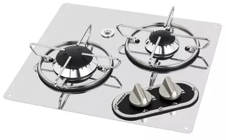 Built-in gas hob – 2 stainless steel burners - Stoves - 8020112587 - 1