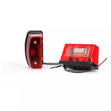 Strands LPL/Pos. light LED Red. - LED licence plate lights - 8020106547 - 1
