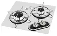 Built-in gas hob – 2 stainless steel burners - Stoves - 8020112587 - 1