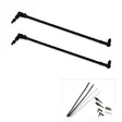 Support rod set with quick attach, Hella - Auxiliary light support rods - 3050120027 - 1