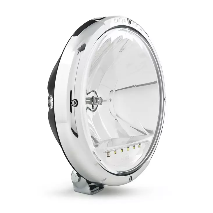 Hella 3003 Auxiliary light with LED parking light, Chrome design ring - Halogen Auxiliary lights - 3030210007 - 1