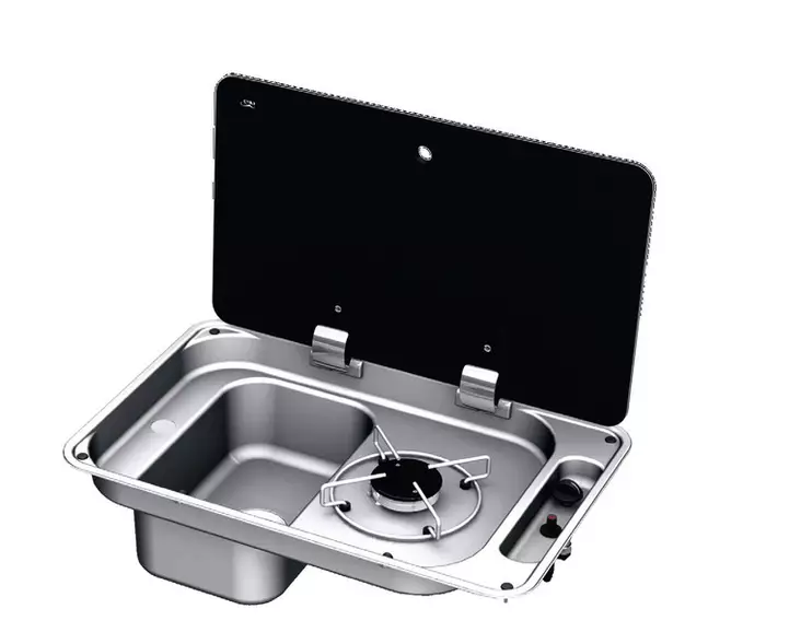 Sink-Stove combo with 1 burner - Sinks - 8020110247 - 1