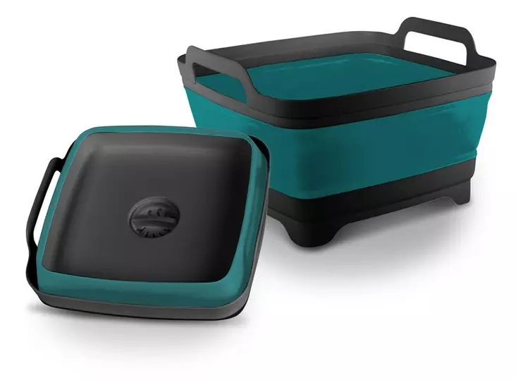 Folding washing bowl with floor drain - Water accessories - 8020112217 - 1