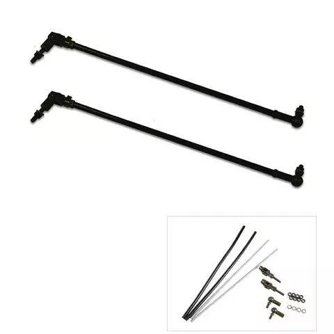 Support rod set with quick attach, Hella - Auxiliary light support rods - 3050120027 - 1