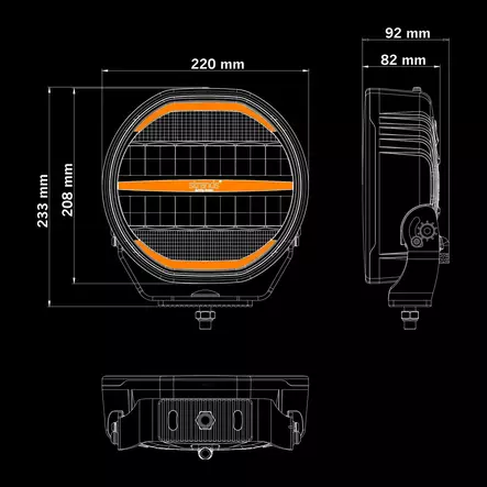 LED Auxiliary Light Strand Nuuk D-Line 9" - LED Auxiliary lights - 8020120698 - 2