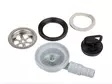 Drain set for sink, angled, Type E - Bottom valves - 8020110248 - 3