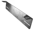 Licence plate bracket for auxiliary lights, stainless steel with long extensions - Auxiliary light accessories - 3050120058 - 1