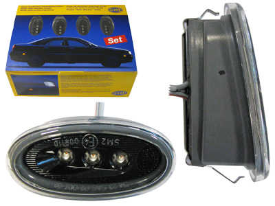LED side marker set, Hella - LED side marker lights - 4040110198 - 1