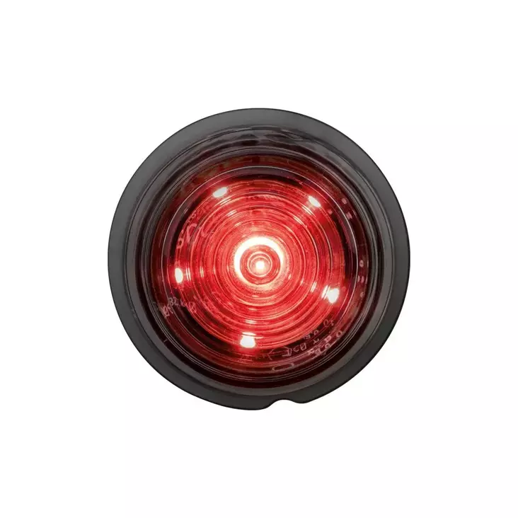 Strands Dark Knight Viking position light, red - LED side markers with rubber arm - 8020104528 - 1