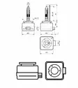D1R Philips Vision Xenon 35W - D1S and D1R - 1040700119 - 3