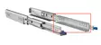 L-bracket pair for sliding rail, 711mm - Kitchen accessories - 8020110269 - 1