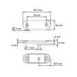 Lucidity position light 3LED, amber - LED side marker lights - 8020106039 - 3