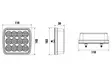 Optibeam Dark Phantom LED tail light - LED Tail lights - 8020109559 - 4