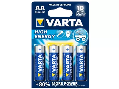 Varta Alkaline High Energy AA batteries - Batteries - 8020103779 - 1
