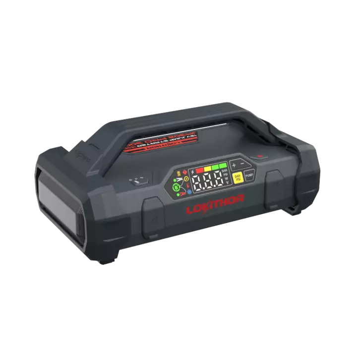 Jump Starter – Lokithor JA302 PRO – 3000A, 12V, 150 PSI air compressor, LiPo - Battery boosters - 8020120499 - 1
