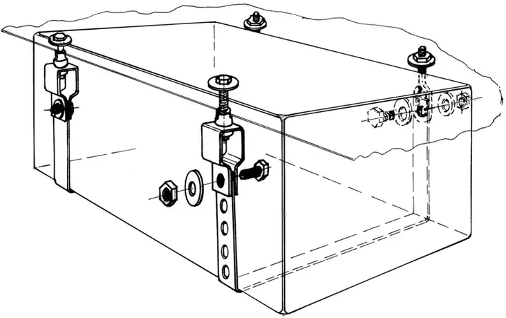 Installation kit for water tank - Water accessories - 8020110079 - 1
